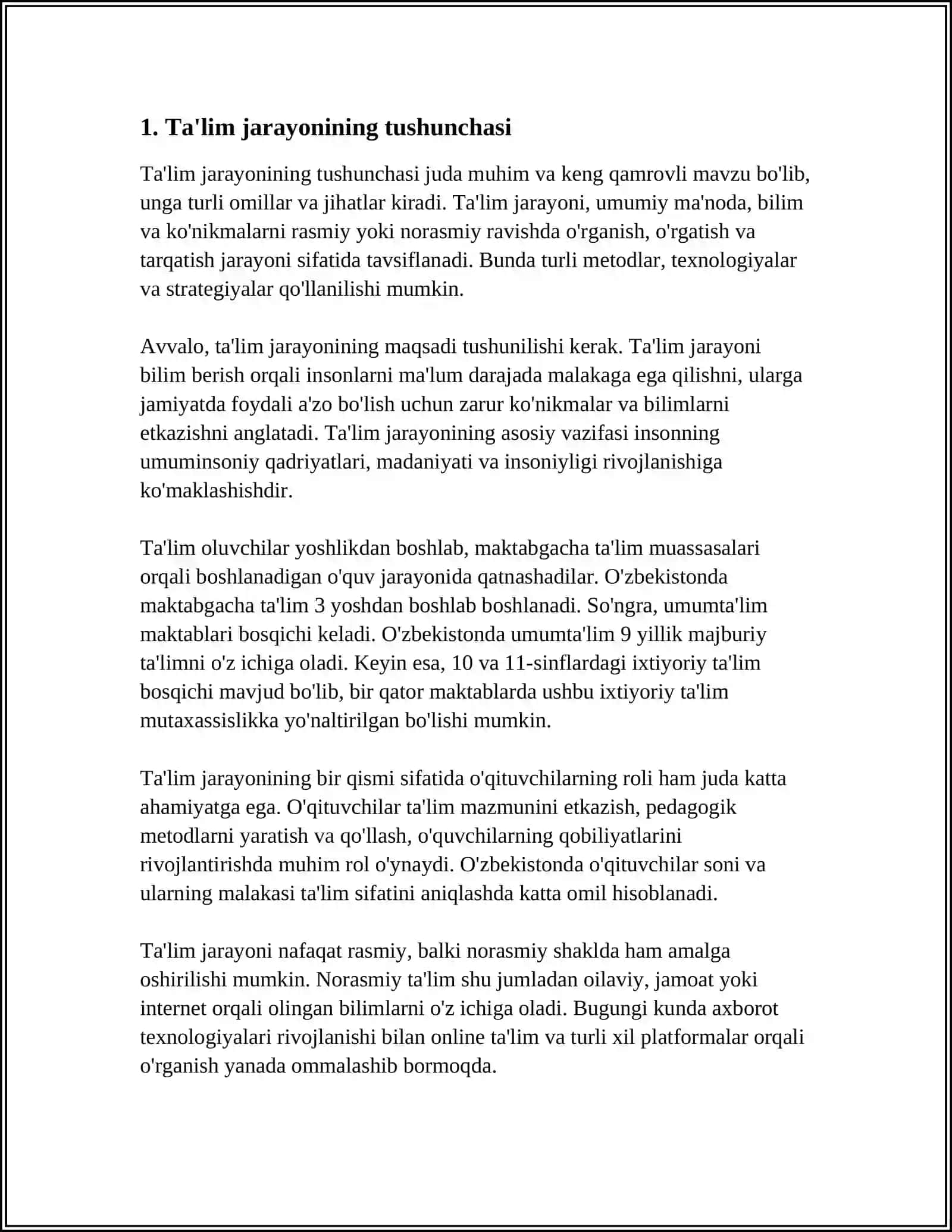 TAʼLIM JARAYONINING QONUNIYATLARI VA TAMOYILLARI 3