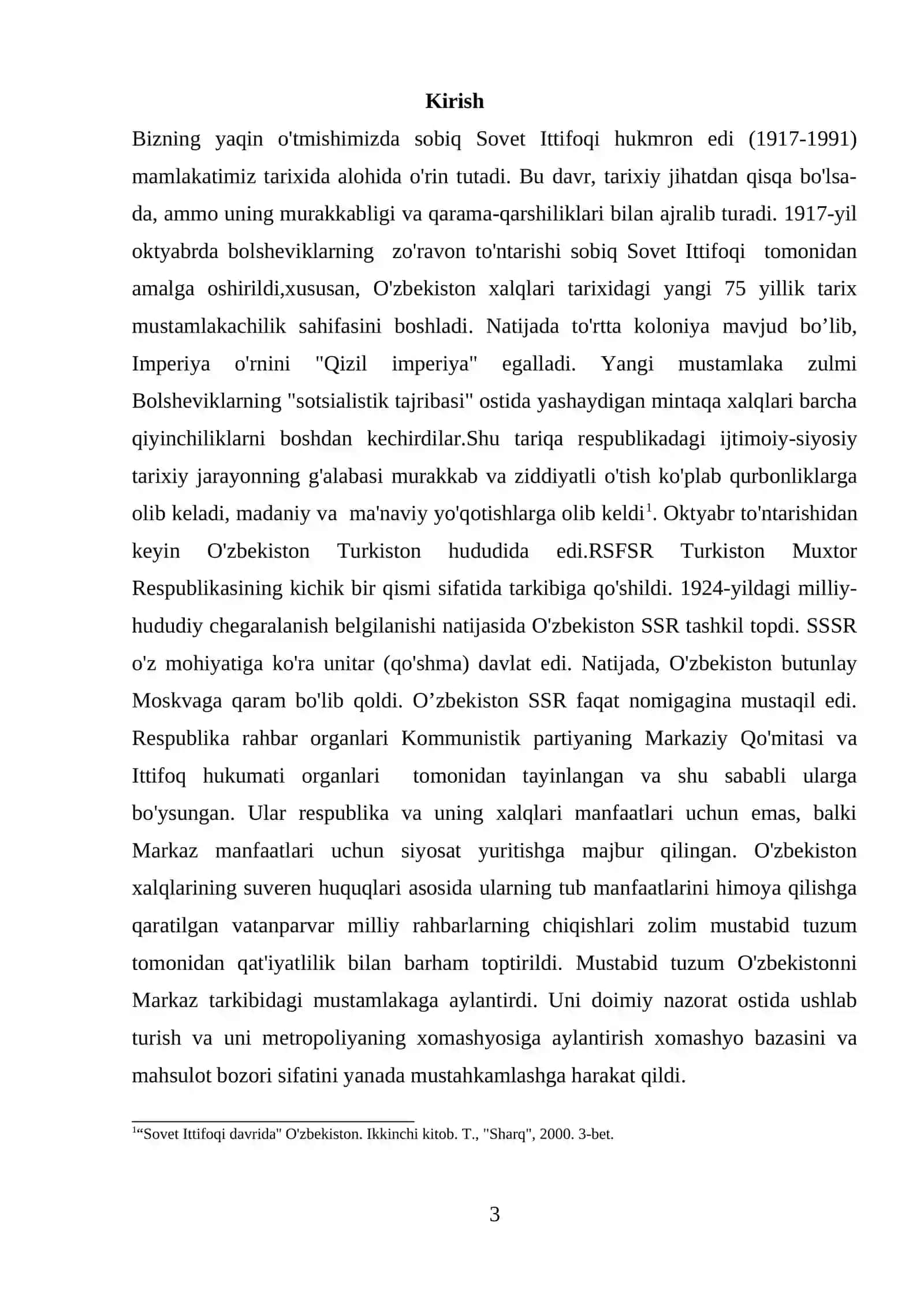 O’rta Osiyo xalqlarining milliy davlat chegaralanishining o’tkazilishi 3