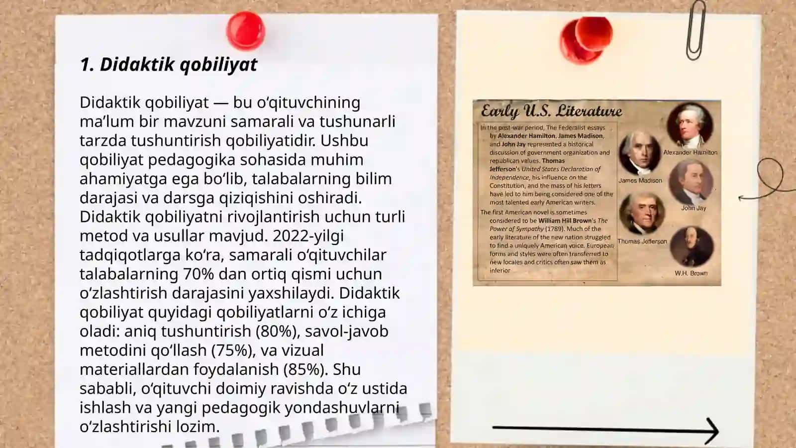Pedagogik qobiliyatning turlari va ularning tavsifi 3