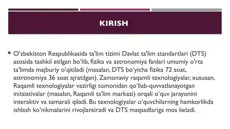 Hamkorlik ta’lim texnologiyalarining mazmuni ulardan fizika va astronomiya oʻqitish jarayonida foyda 3