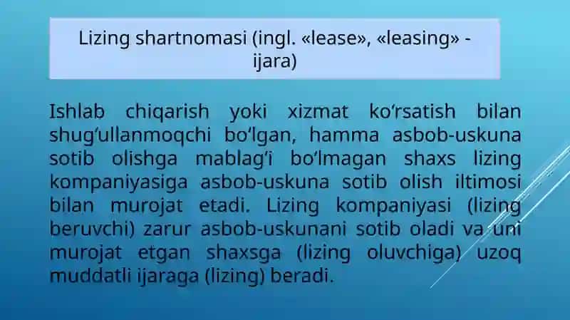 Xalqaro moliyaviy lizing shartnomasi 3