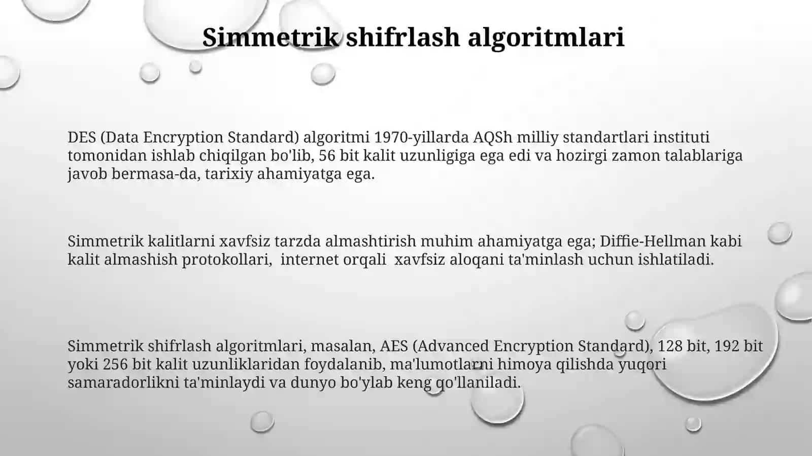 Asmetrik Shifrlash Algoritmlari va Ularning Qo‘llanilishi 3
