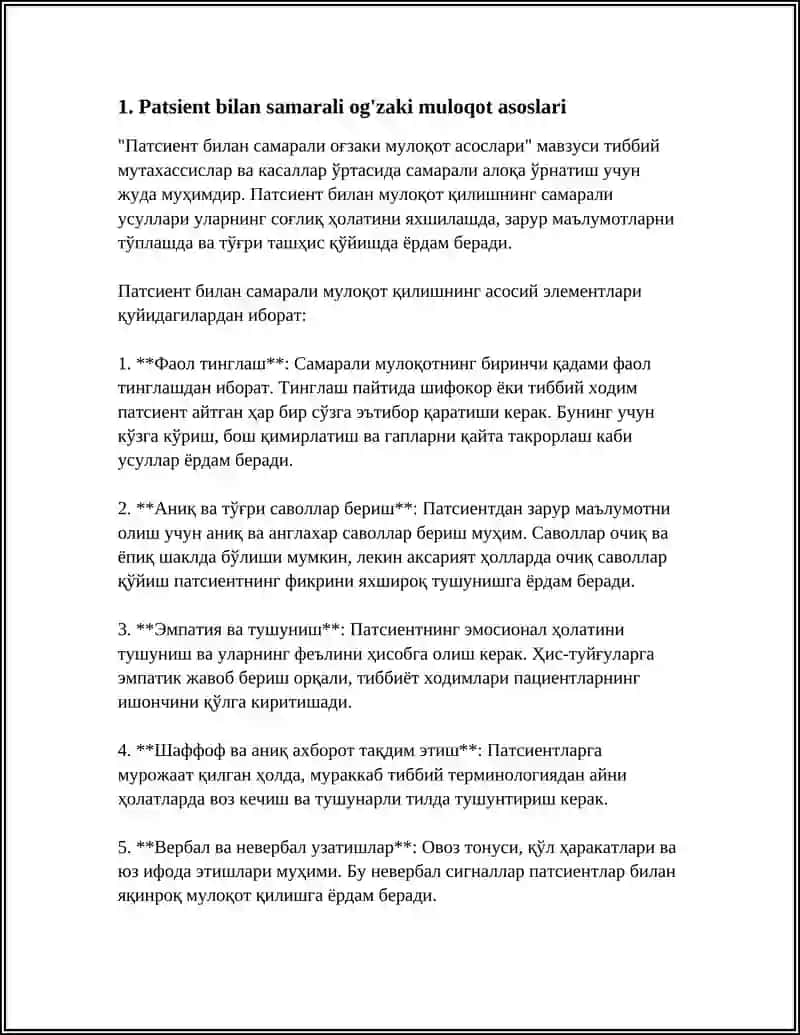 PATSIENT BILAN VERBAL VA NOVERBAL MULOQOT KONIKMALARI 3