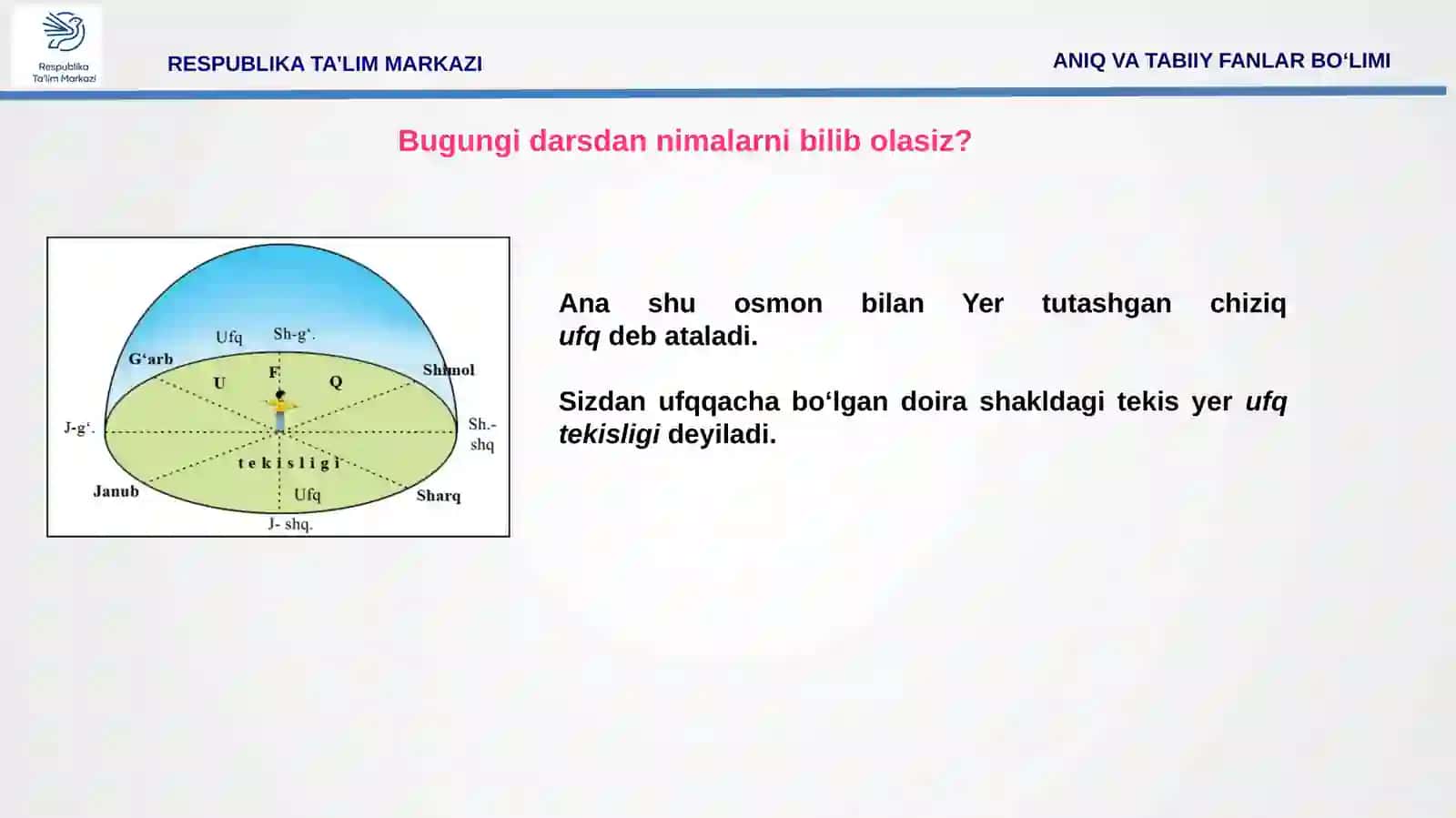 Azimut va masofani o‘lchash 3