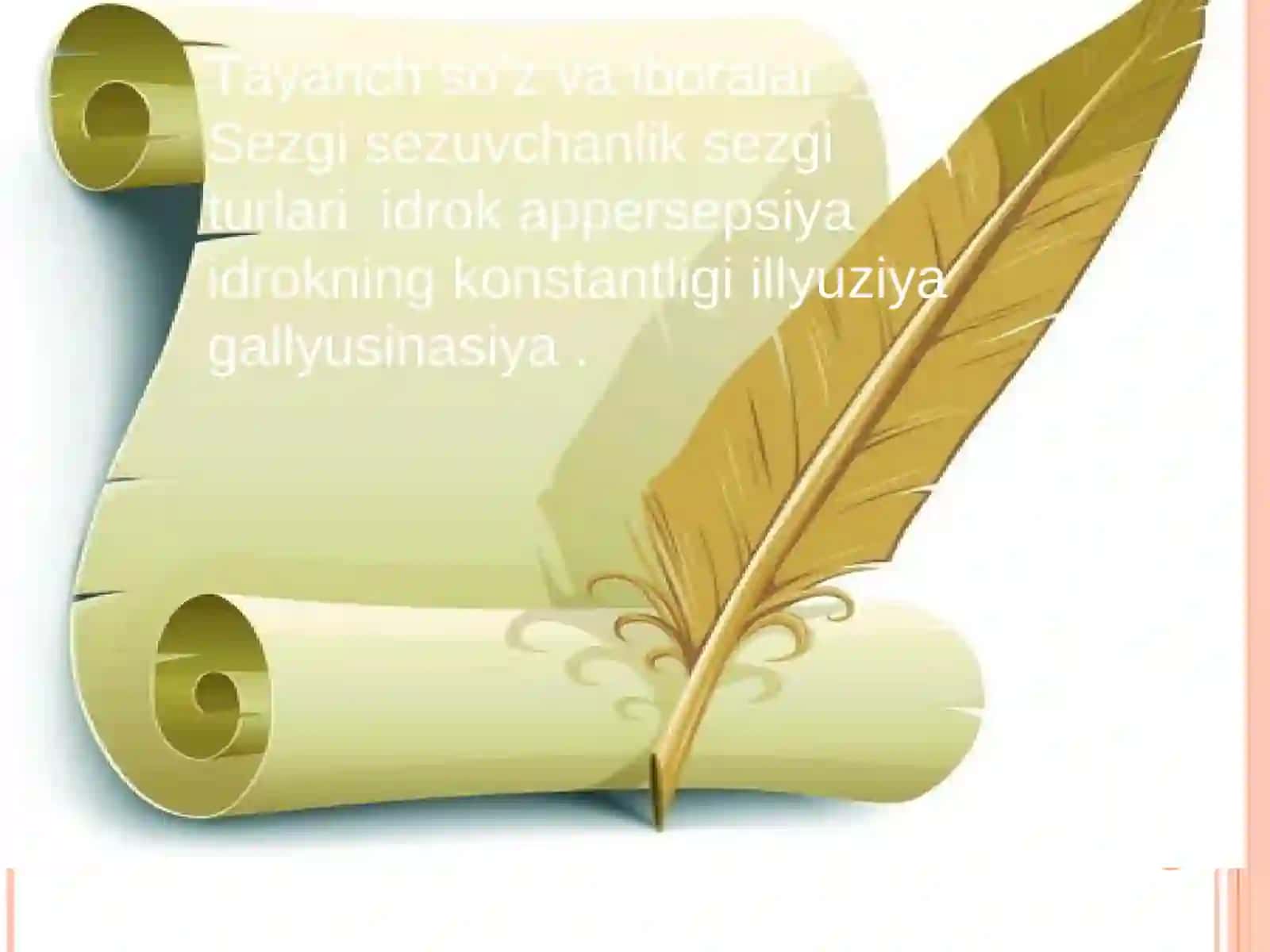 Sezgi va idrokning psixologik mohiyati, fiziologiyasi 3