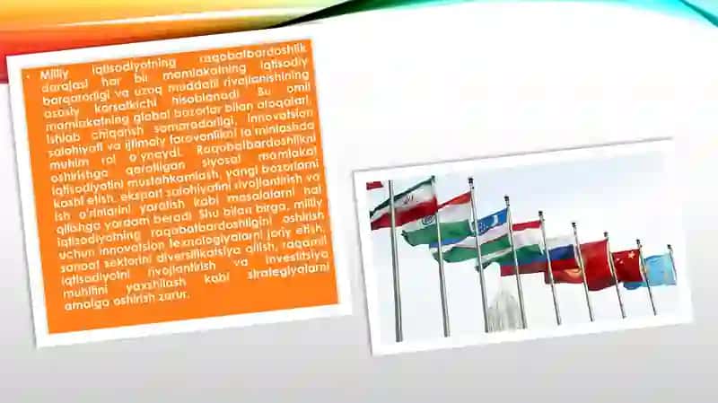 Milliy iqtisodiyot raqobatbardoshligini iqtisodiy o‘sishga ta’siri 3