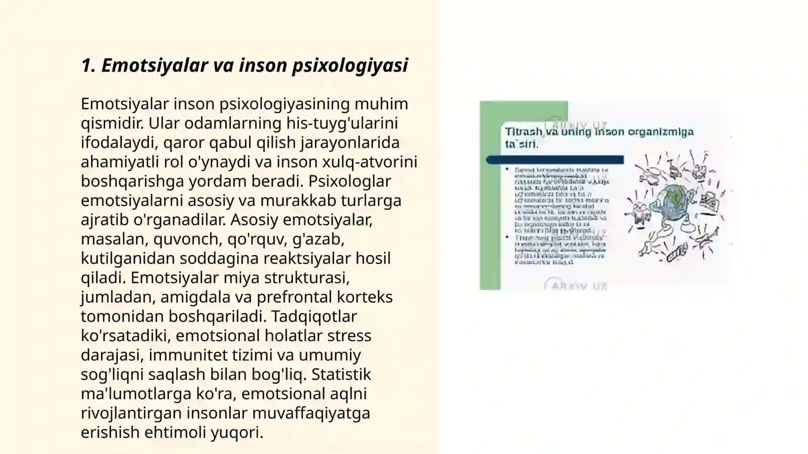 Emotsianalikning inson hayot faoliyatiga tasiri 3