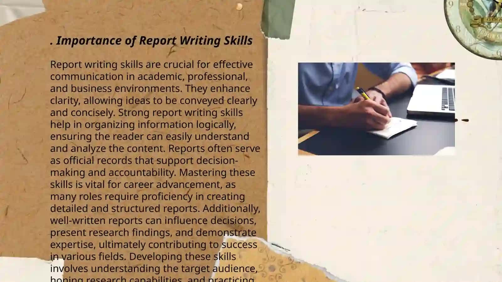 Writing Reports 3