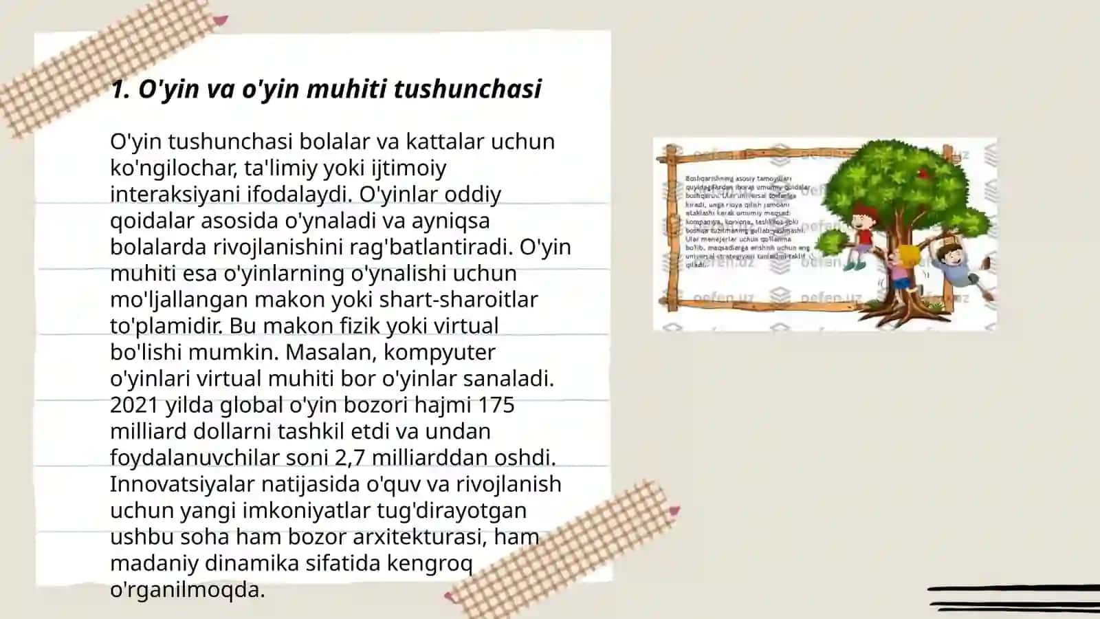 MTTda Rivojlantiruvchi markazlarda oʻyin va oʻyin muhitini tashkil etishning asosiy tamoyillari 3