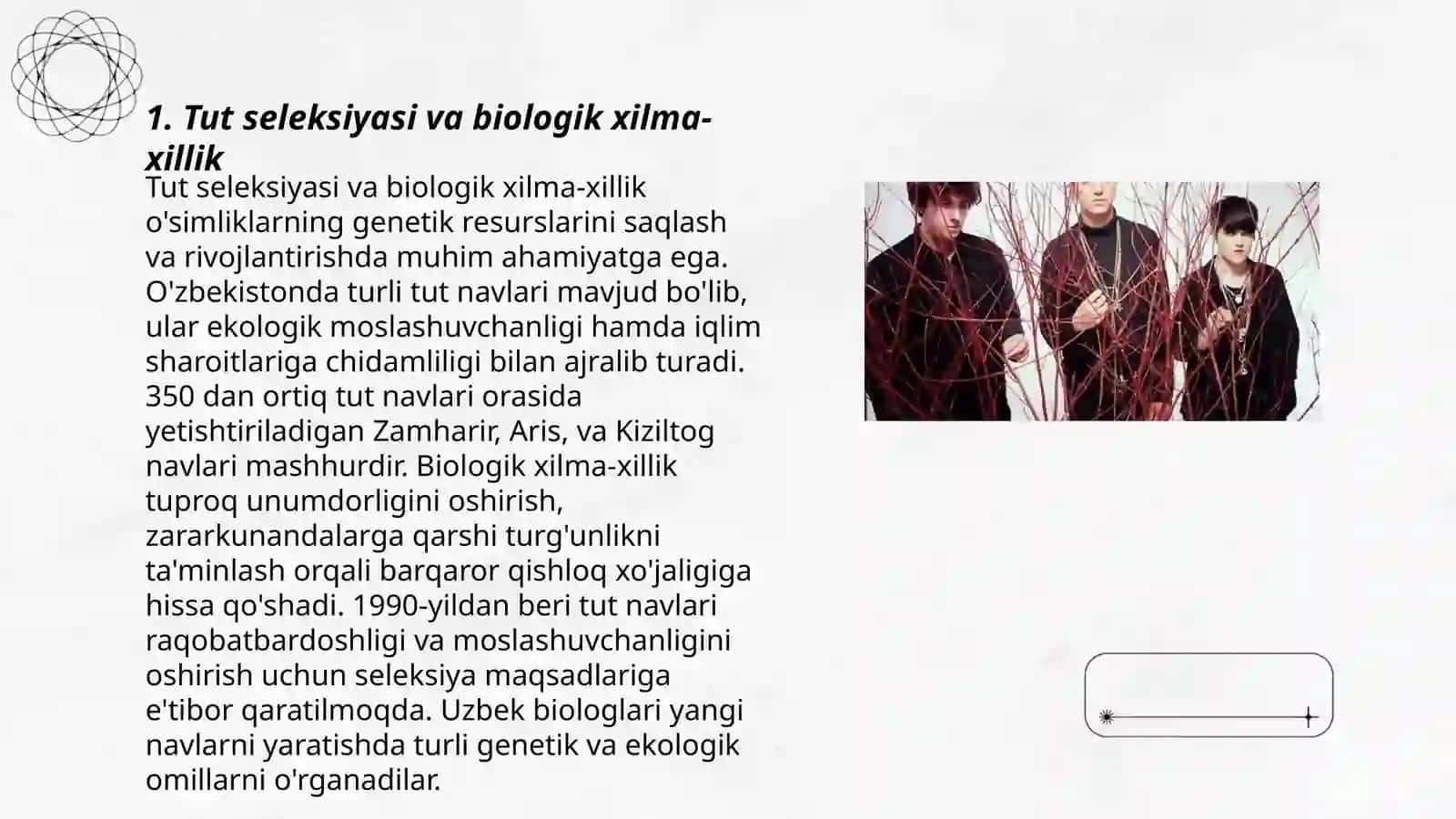 Tut seleksiyasi va biologik xilma-xillik 3