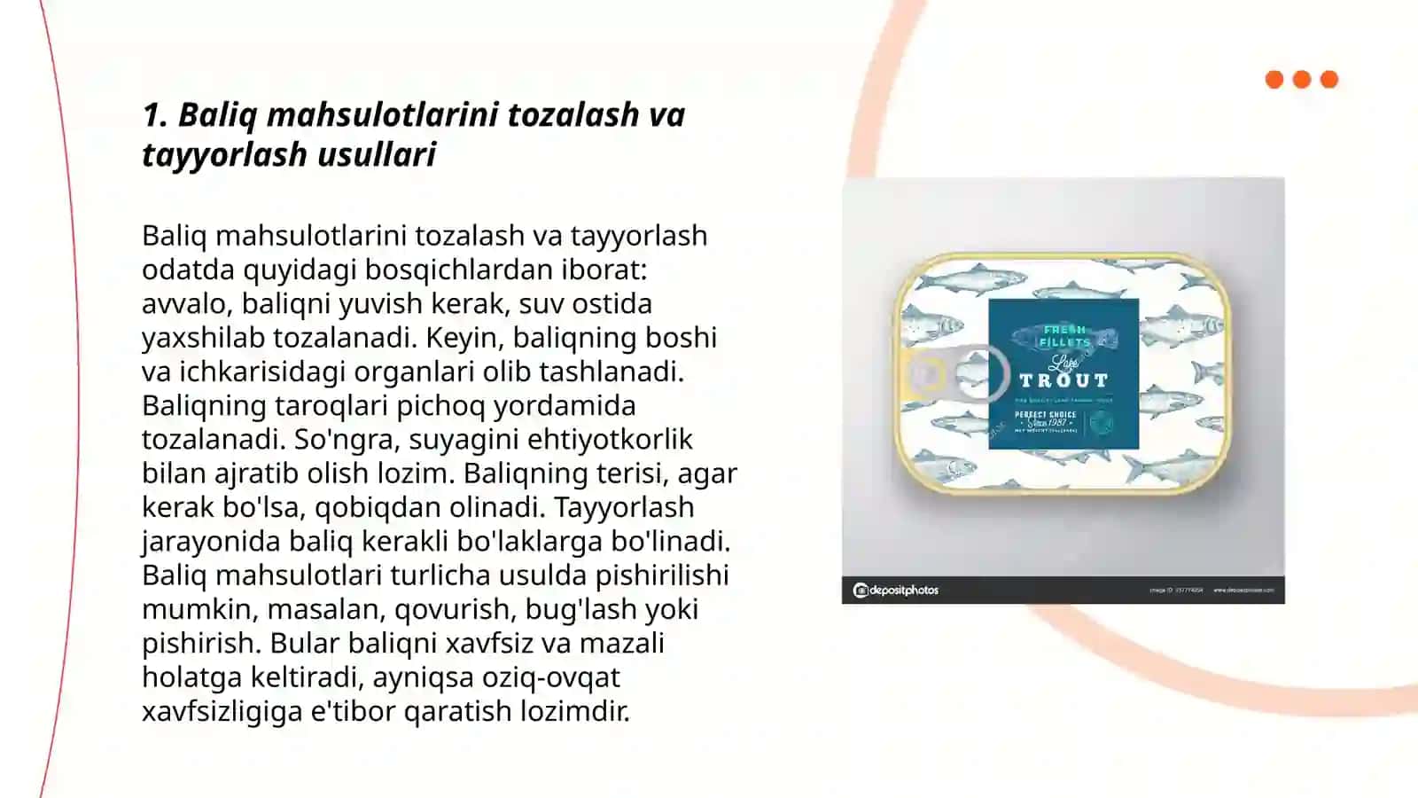 Baliq mahsulotlarini bonkalarga qadoqlash texnologiyasi 3