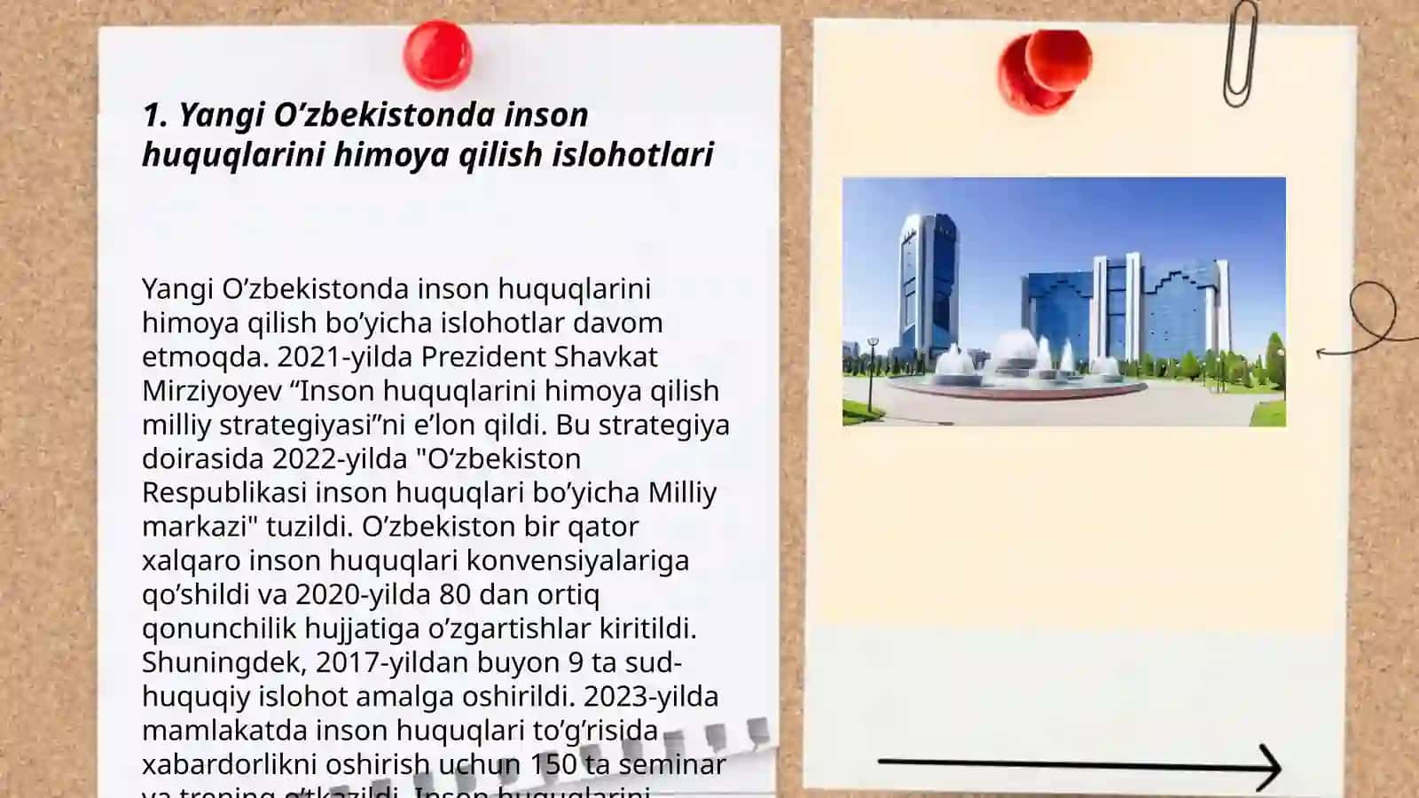 Yangi O’zbekistonda inson huquqlarini himoya qilish islohotlari 3