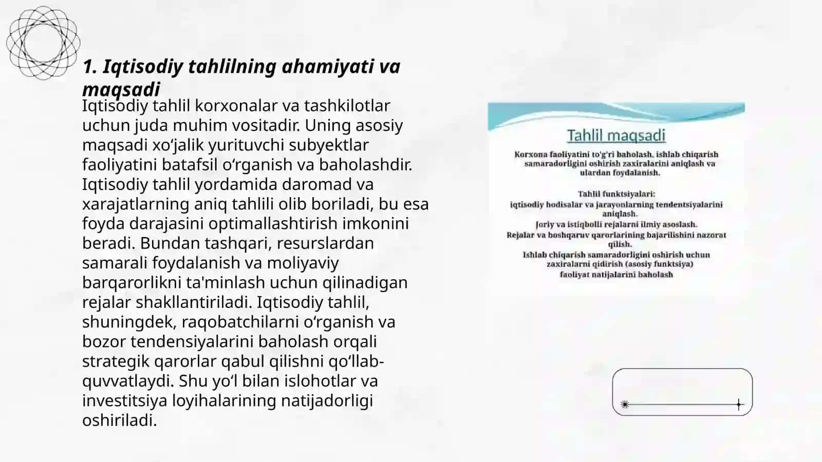 Fanlar tarkibida iqtisodiy tahlilning o'rni 3
