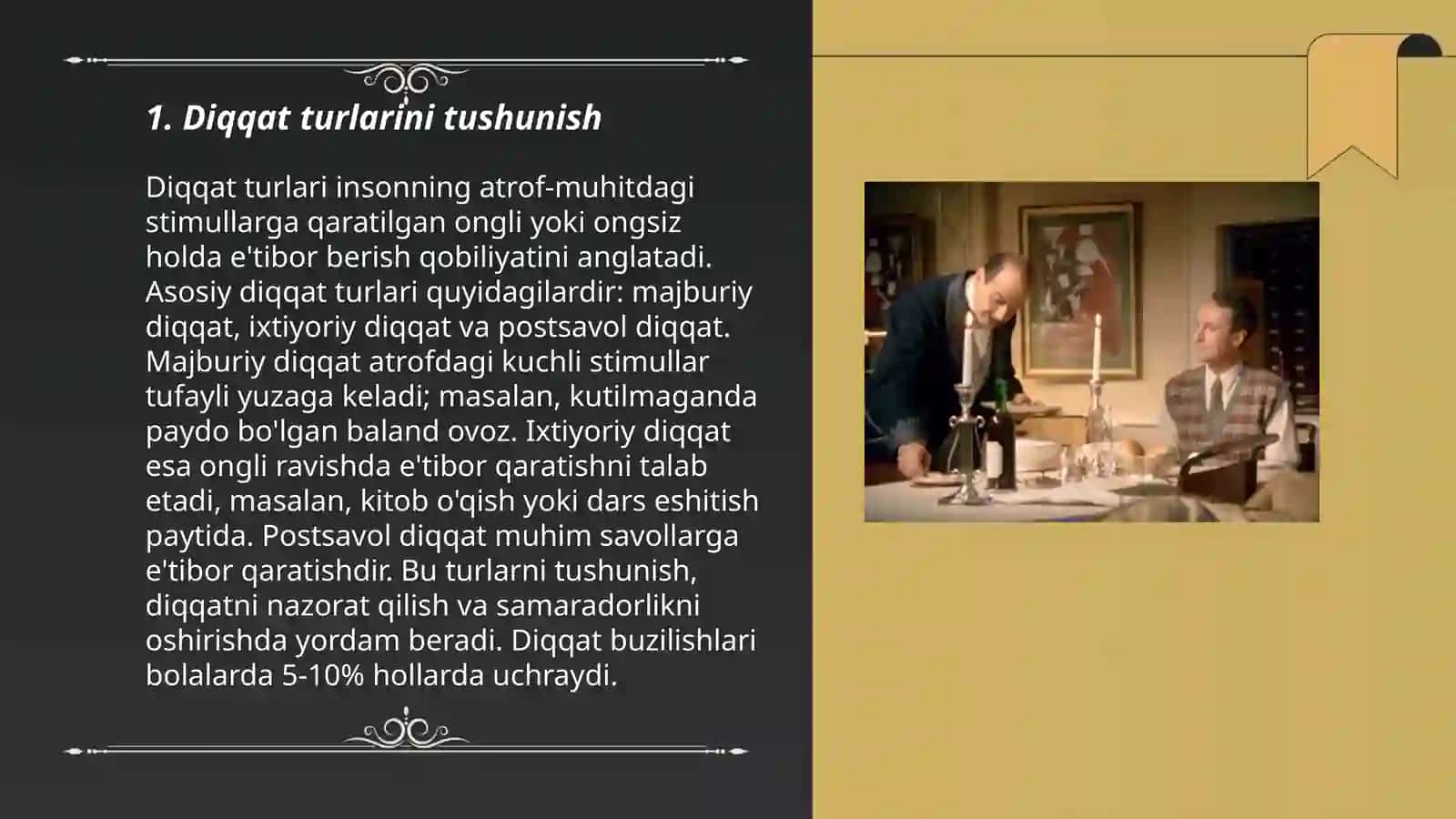Diqqat turlari 3