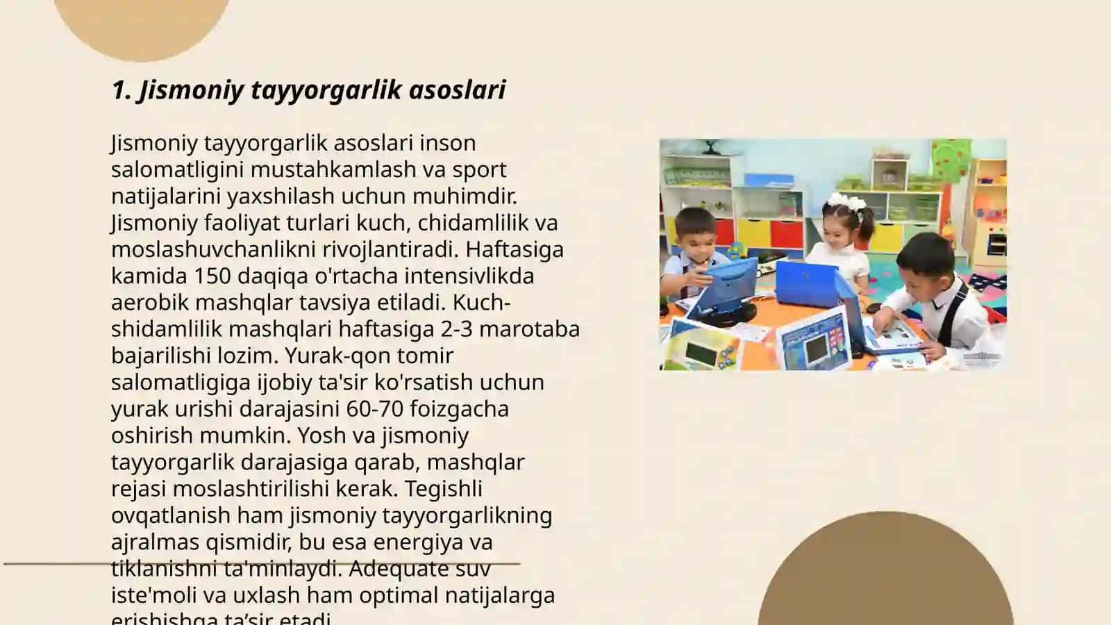 Maktabgacha taʼlim yoshidagi bolalar uchun gimnastika 3