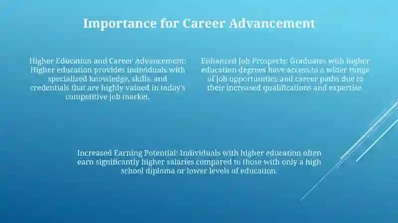 Higher Education: Key to a Brighter Future 3
