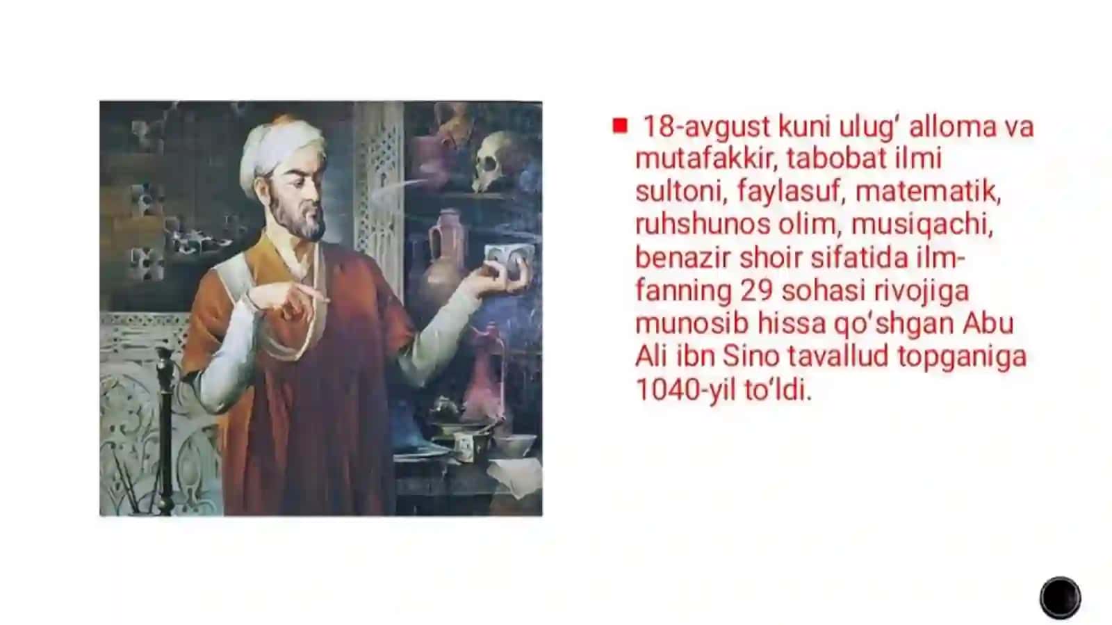 mustaqillik davrida o'rta osiyolik allomalarning yubileylari nishonlanishi 3