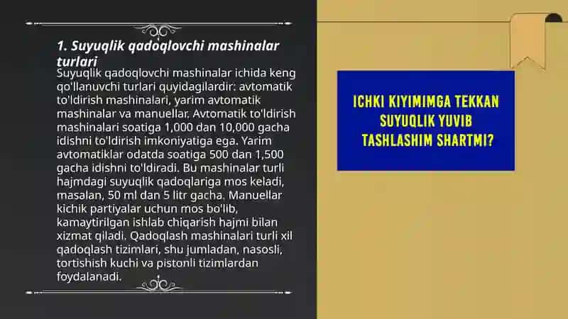 Suyuqlik qadoqlovchi mashinalar 3