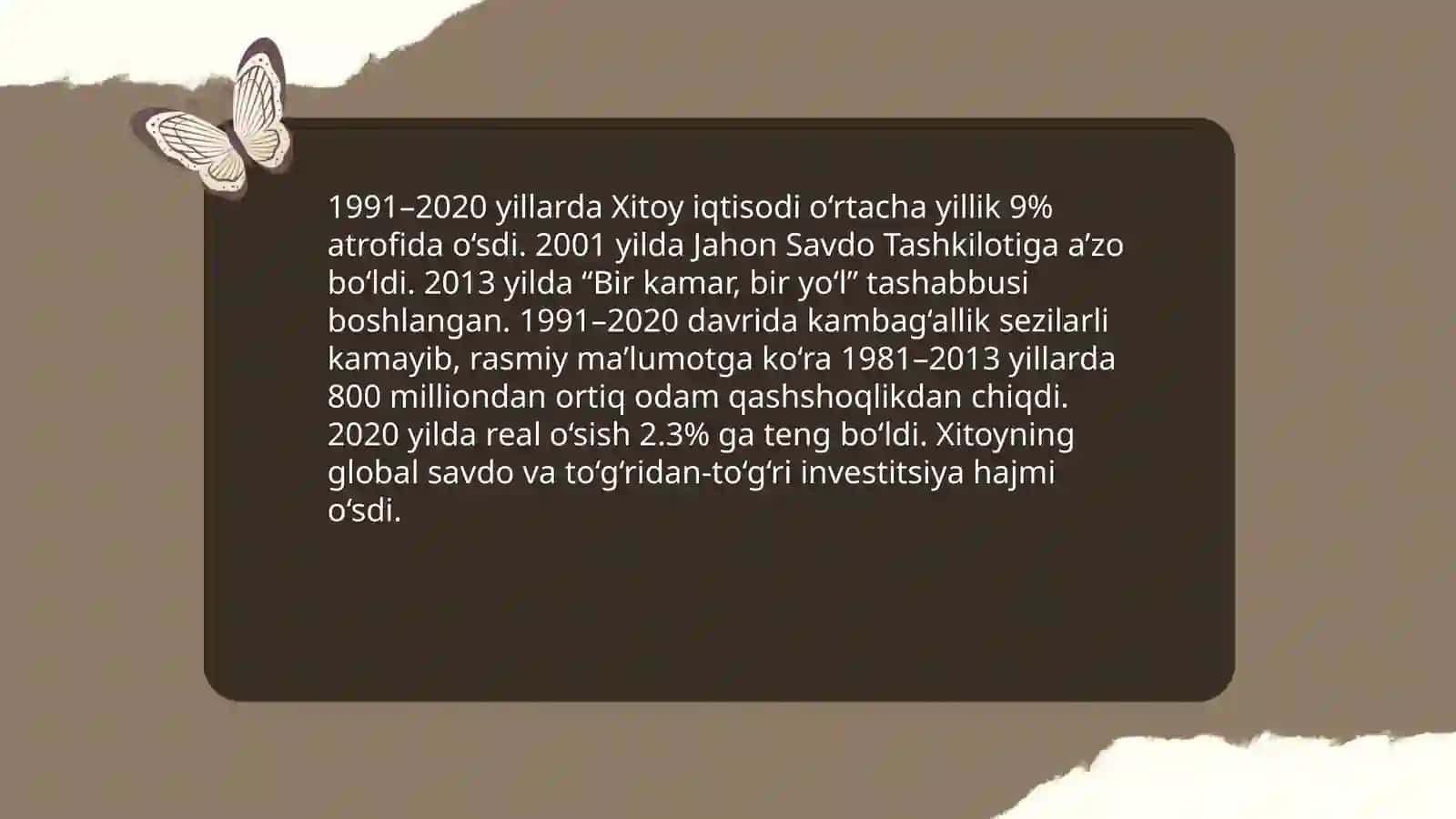 Jahon tarixi fanidan tayyorlagan tagʻdimot ishi 3