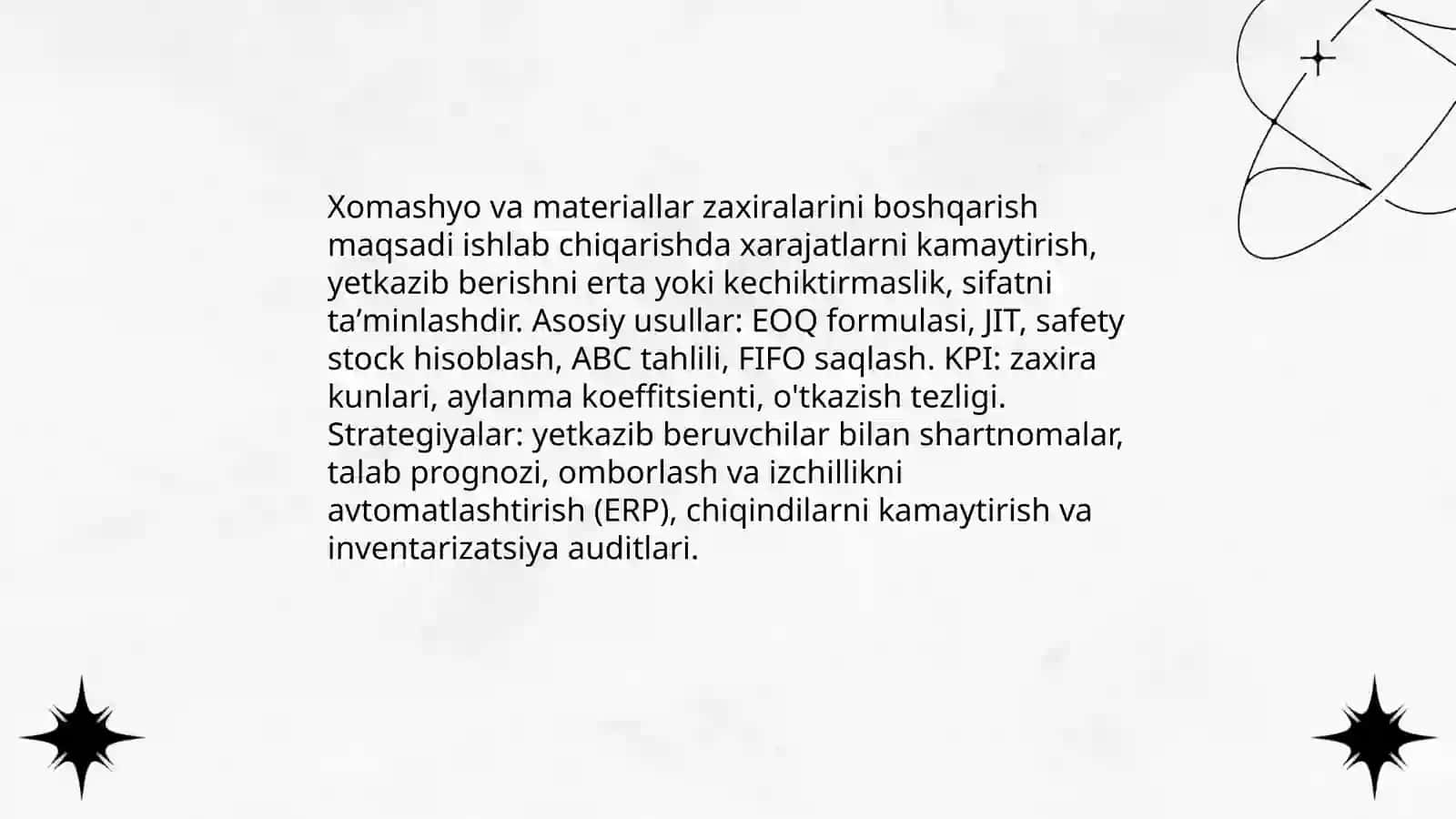 Ishlab chiqarish korxonalarida resurslarni boshqarish 3