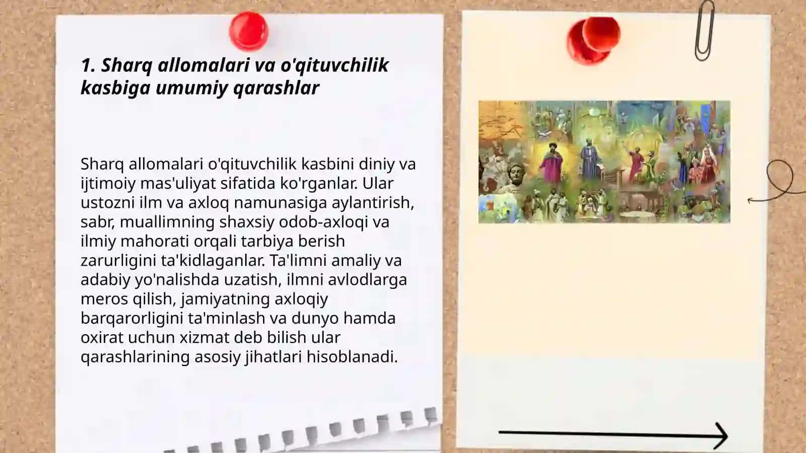 Sharq mamlakati allomalarining o'qituvchilik kasbiga oid ilk qarashlari 3