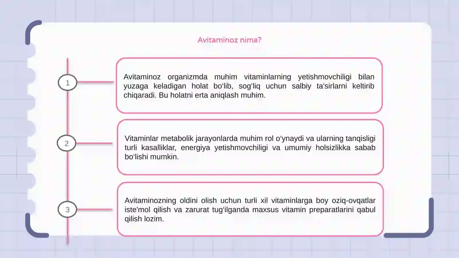 Avitaminoz va gipervitaminoz haqida tushuncha 3
