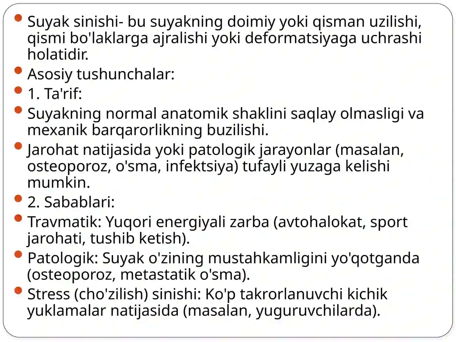 'Suyak sinishi' 3