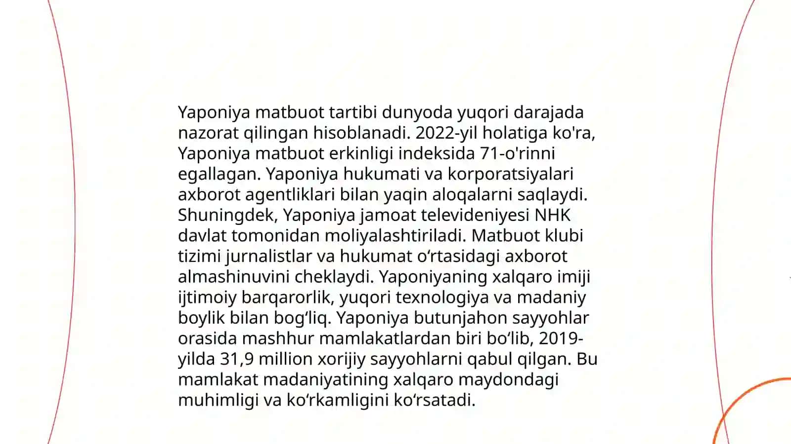 Yaponiya-Matbuot Tartibi va Xalqaro Imij 3
