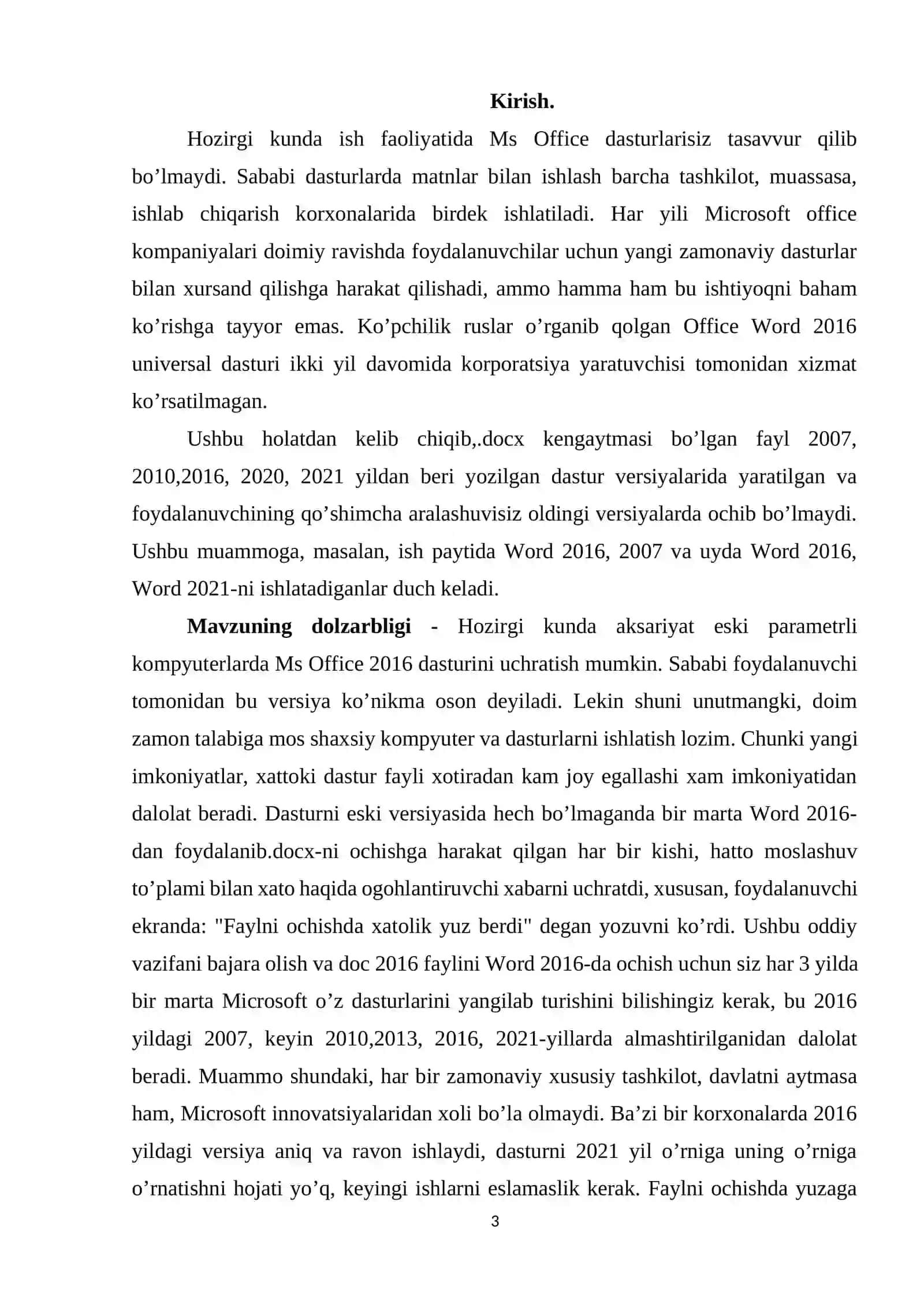 Microsoft Office dasturlarini o’qitish metodikasi 3