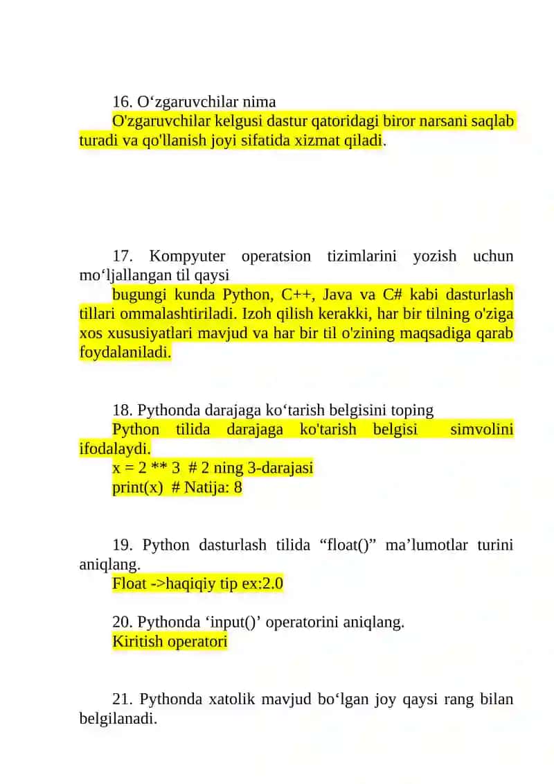 Python dasturlash tili 3