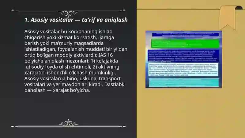 16MXMC (IAS) Asosiy vositalar 3