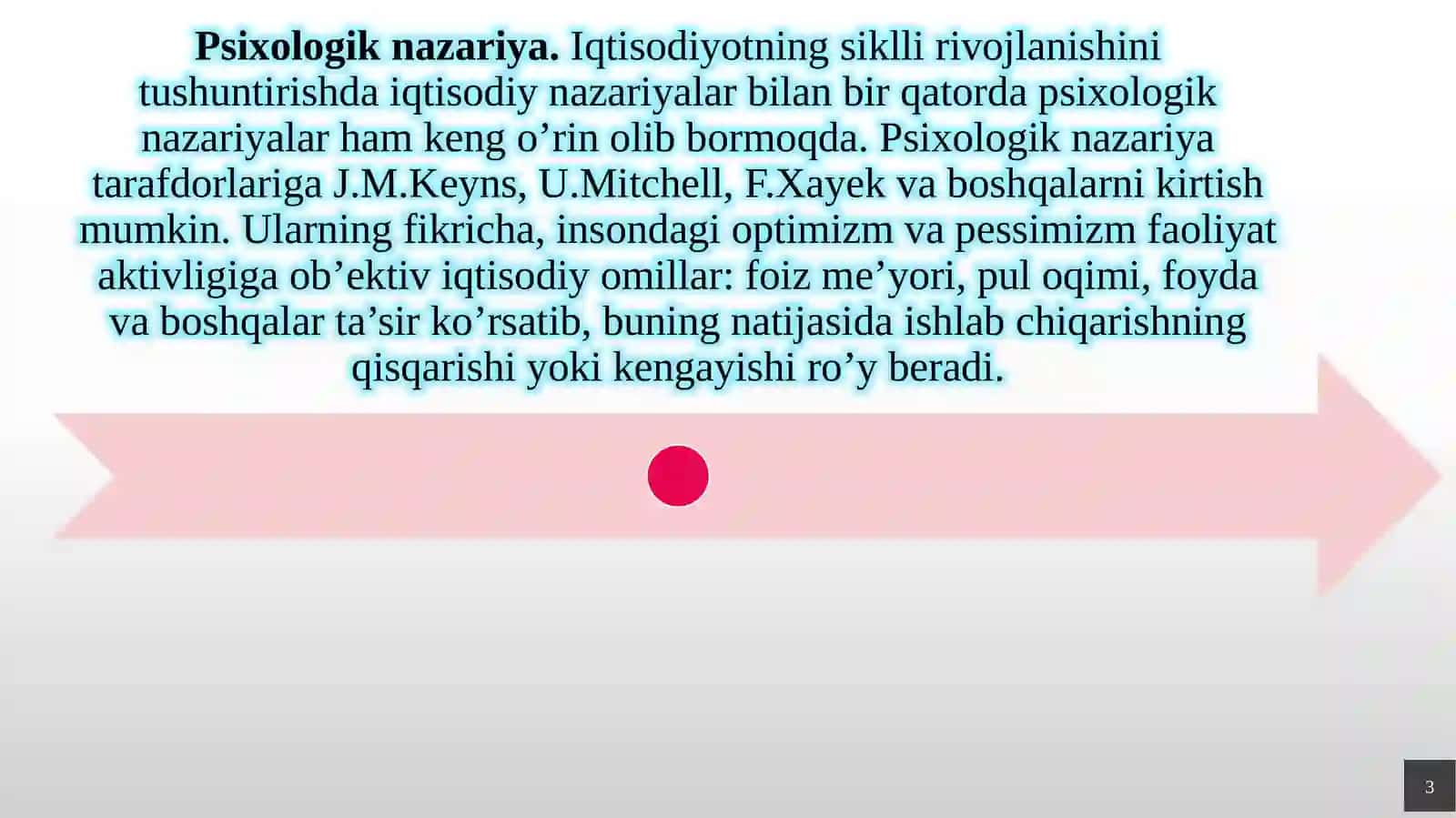 IQTISODIY SIKLLAR (INQIROZ, TIKLANISH, YUKSALISH VA PASAYISH)NING ASOSIY XUSUSIYATLARI 3