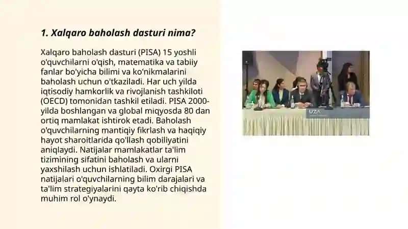 Xalqaro Baholash fanidan ta'yinlangan o'rni 3