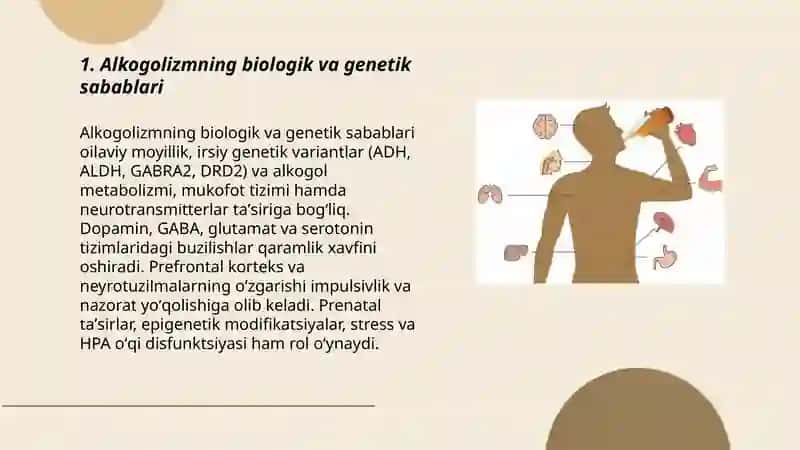 Alkogolizm: sabablari, alomatlari, oqibatlari va oldini olish yoʻllari 3