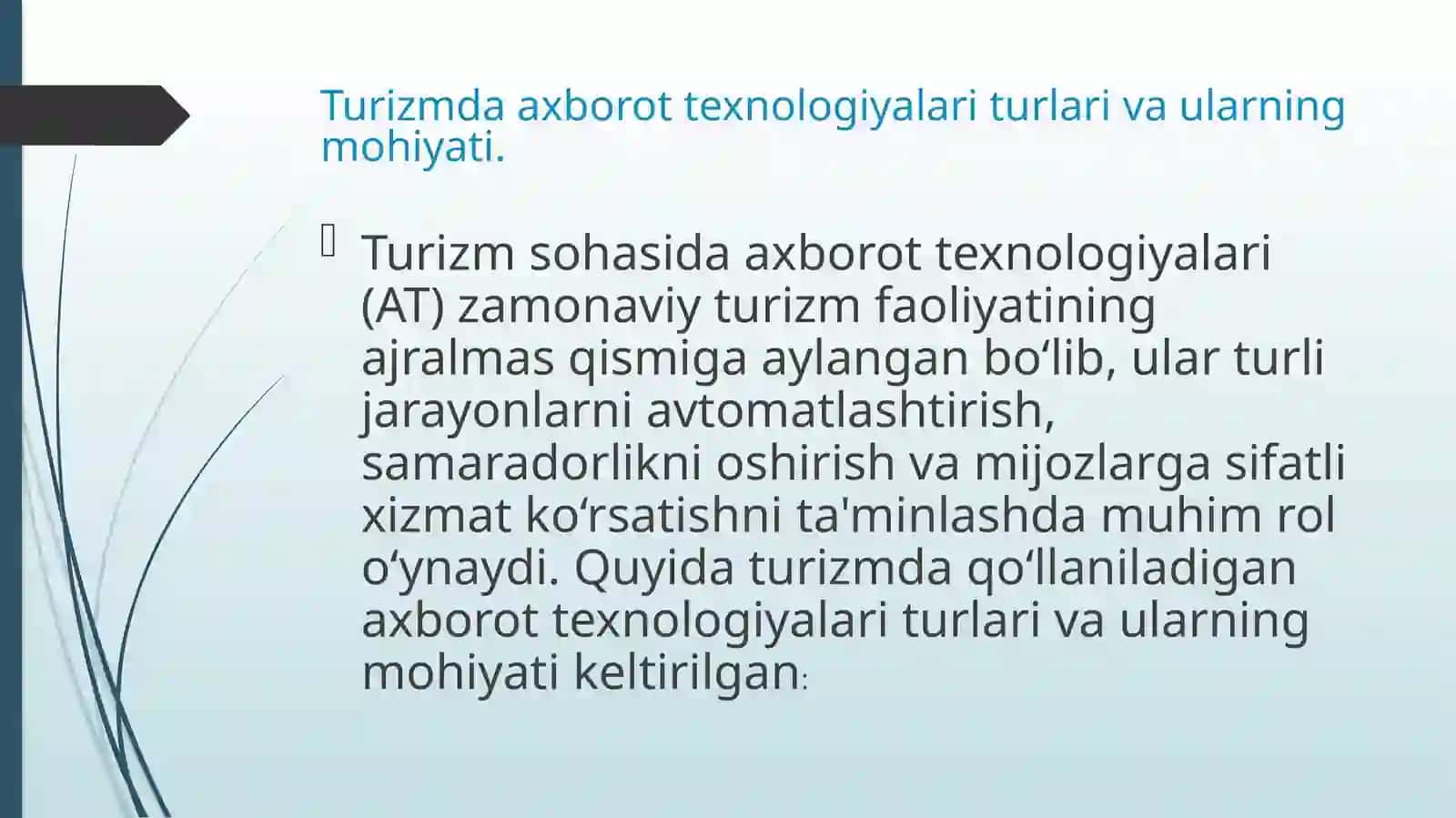 TURIZMDA ALOQA VA AXBOROT VOSITALARI 3