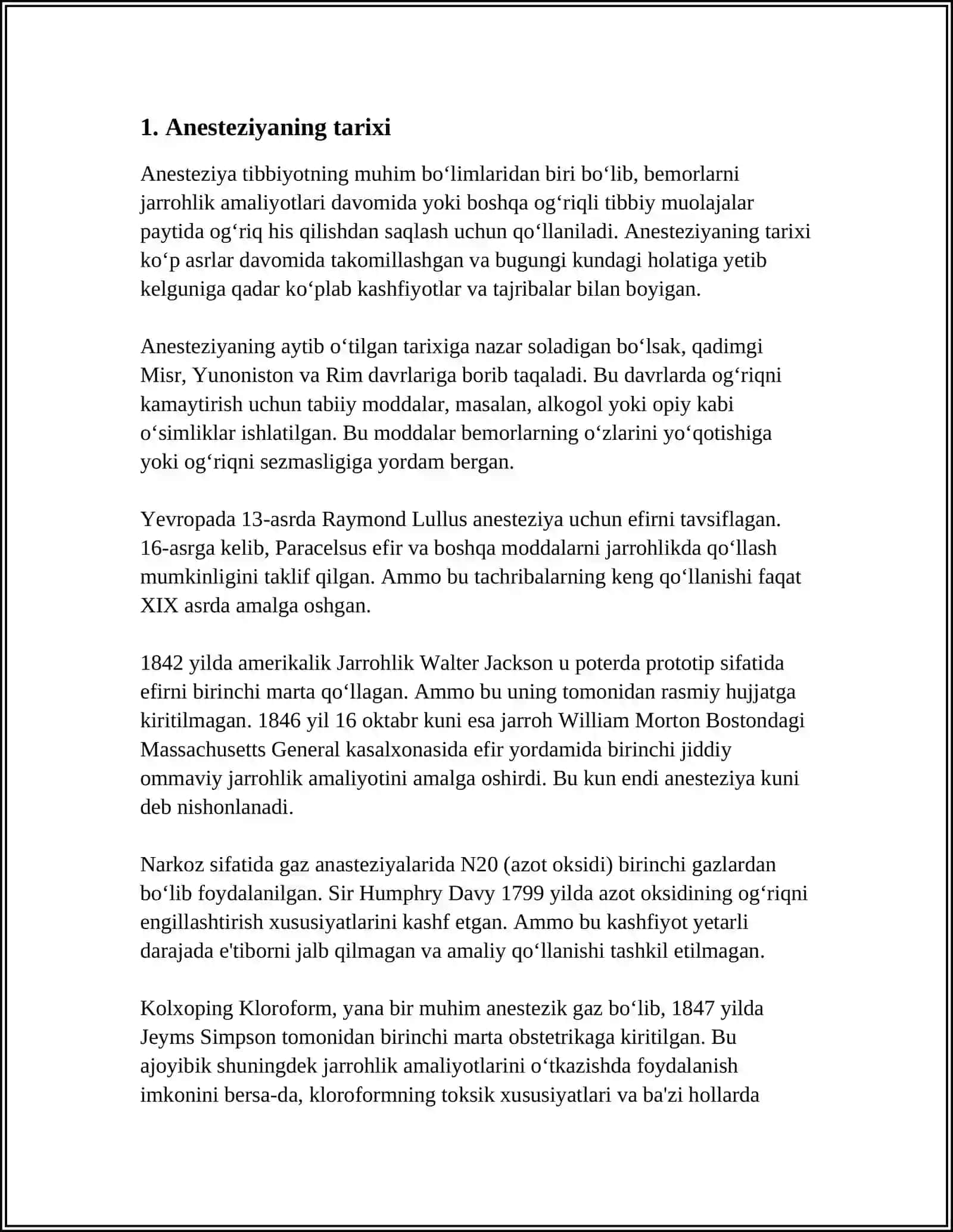 ANISTIZIOLOGIYA VA RENIMATALOGIYANING ASOSIY MASALALARI 3