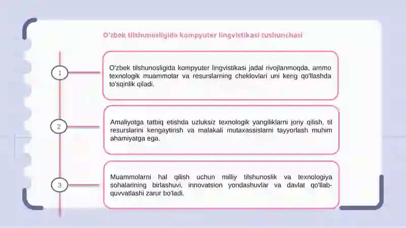 O'zbek tilshunosligida kompyuter lingvistikasi va uning amaliyotga tatbiq etishdagi muammolar 3