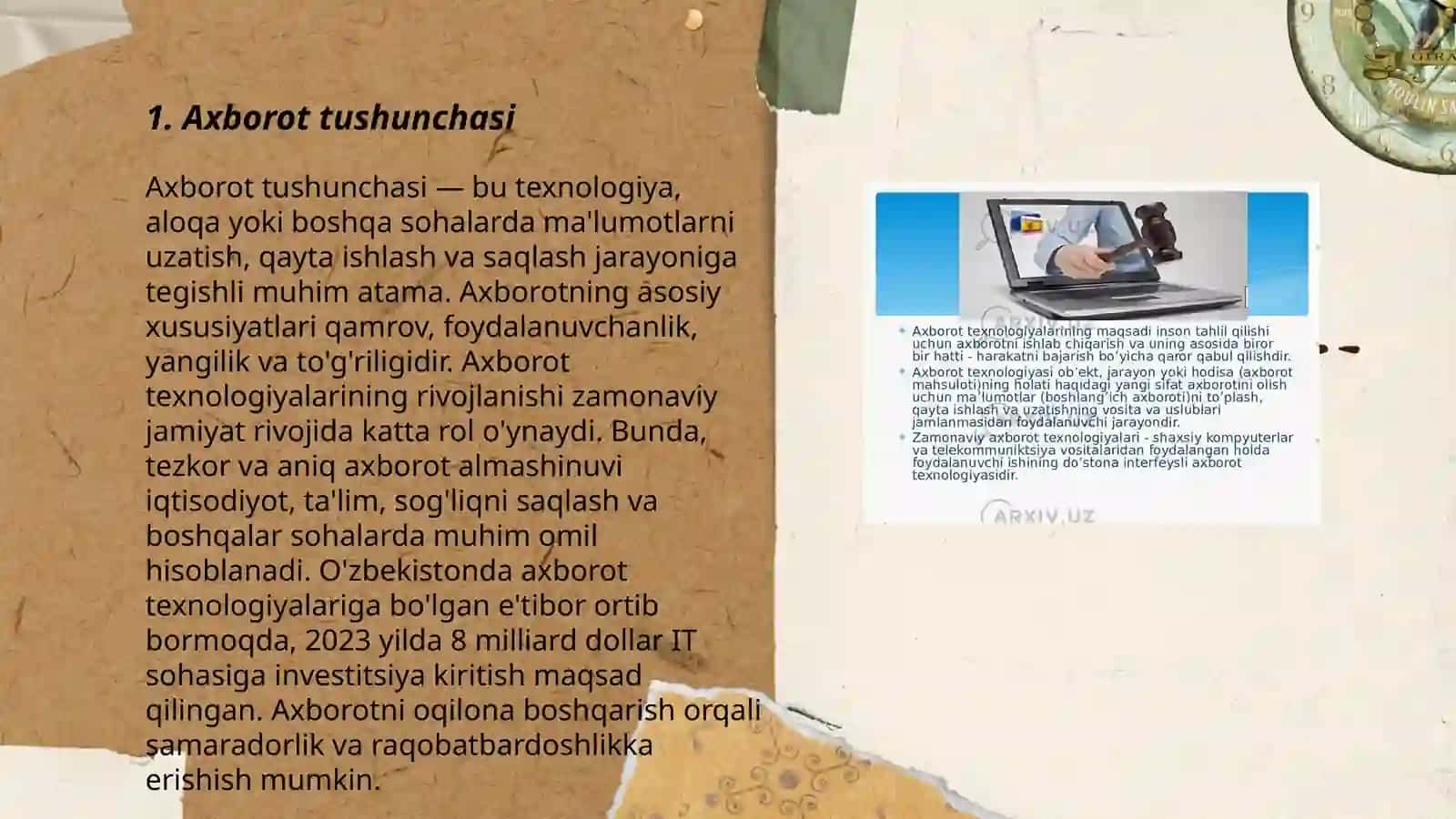 Axborot nima va uning manbalari 3