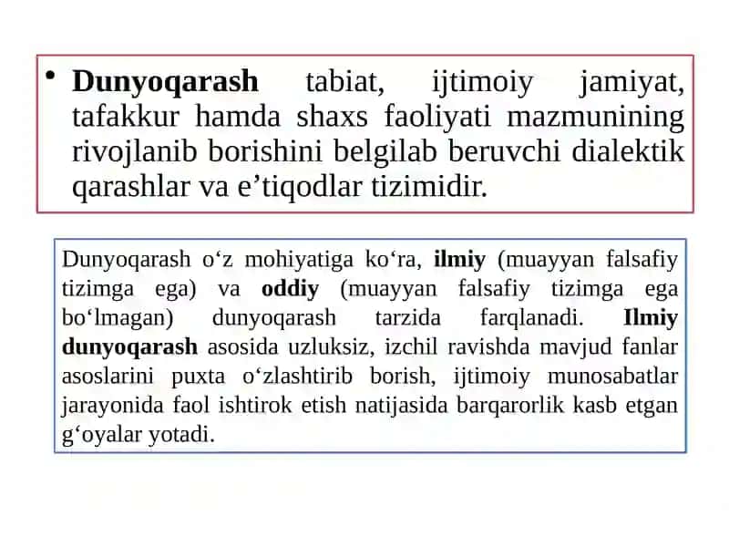 O‘quvchilarning ilmiy dunyoqarashini shakllantirish.Aqliy tarbiya.Fuqarolik tarbiyasi.Mafkuraviy tarbiya.Ma’naviy-axloqiy tarbiya 3