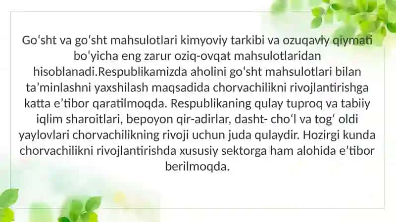 Goʻsht va goʻsht mahsulotlarini saqlash texnalogiyasi 3