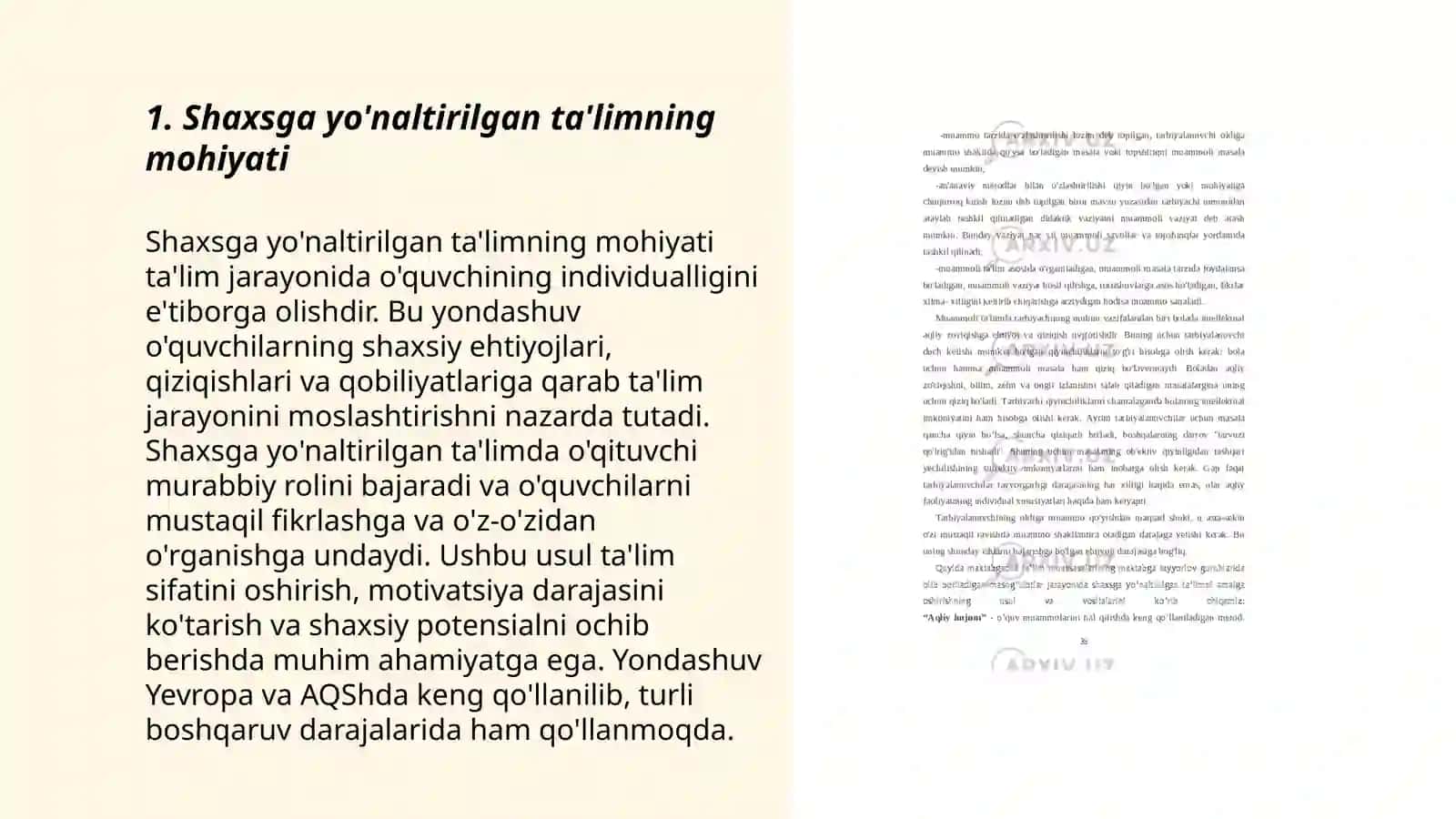 Shaxsga yo'naltirilgan ta'lim, Tanqidiy fikrlash va mazmunli ta'lim texnologiyalari 3