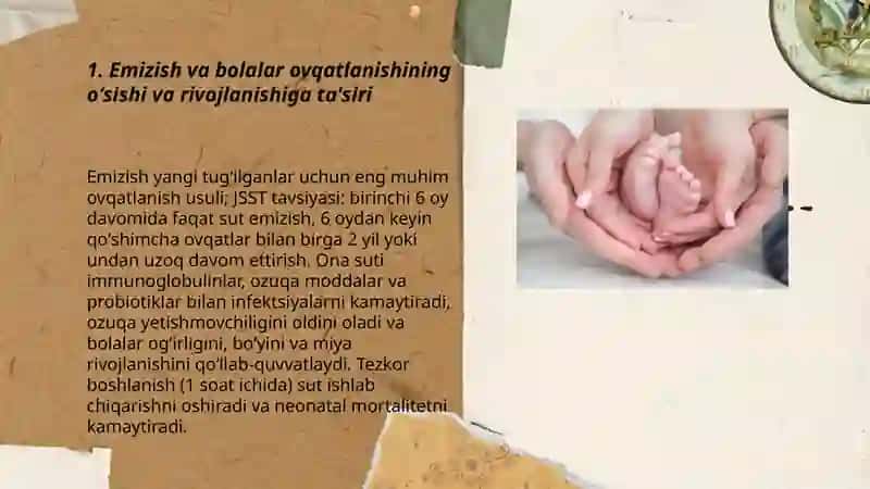 Bolalar oʻsishi, rivojlanishi va kasalliklarning paydo boʻlishiga ta'sir qiluvchi omillar 3