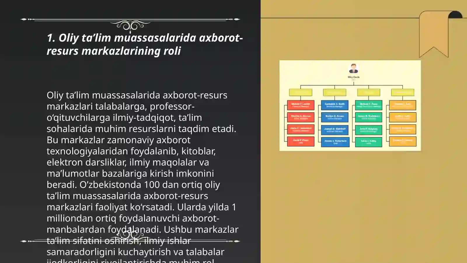 O'zbekistonda soha adabiyotlari bo'yicha biblografik faoliyatning tashkil qilinishda oliy talim ARM o'rni 3