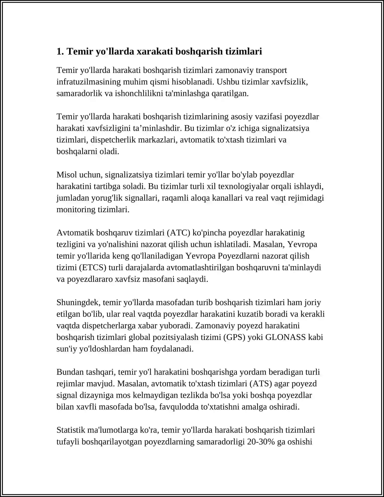 TEMIR YÒLLARDA XARAKAT TARKIBINI MASOFADAN BOSHQARISHNI ZAMONAVIY USULLARI 3