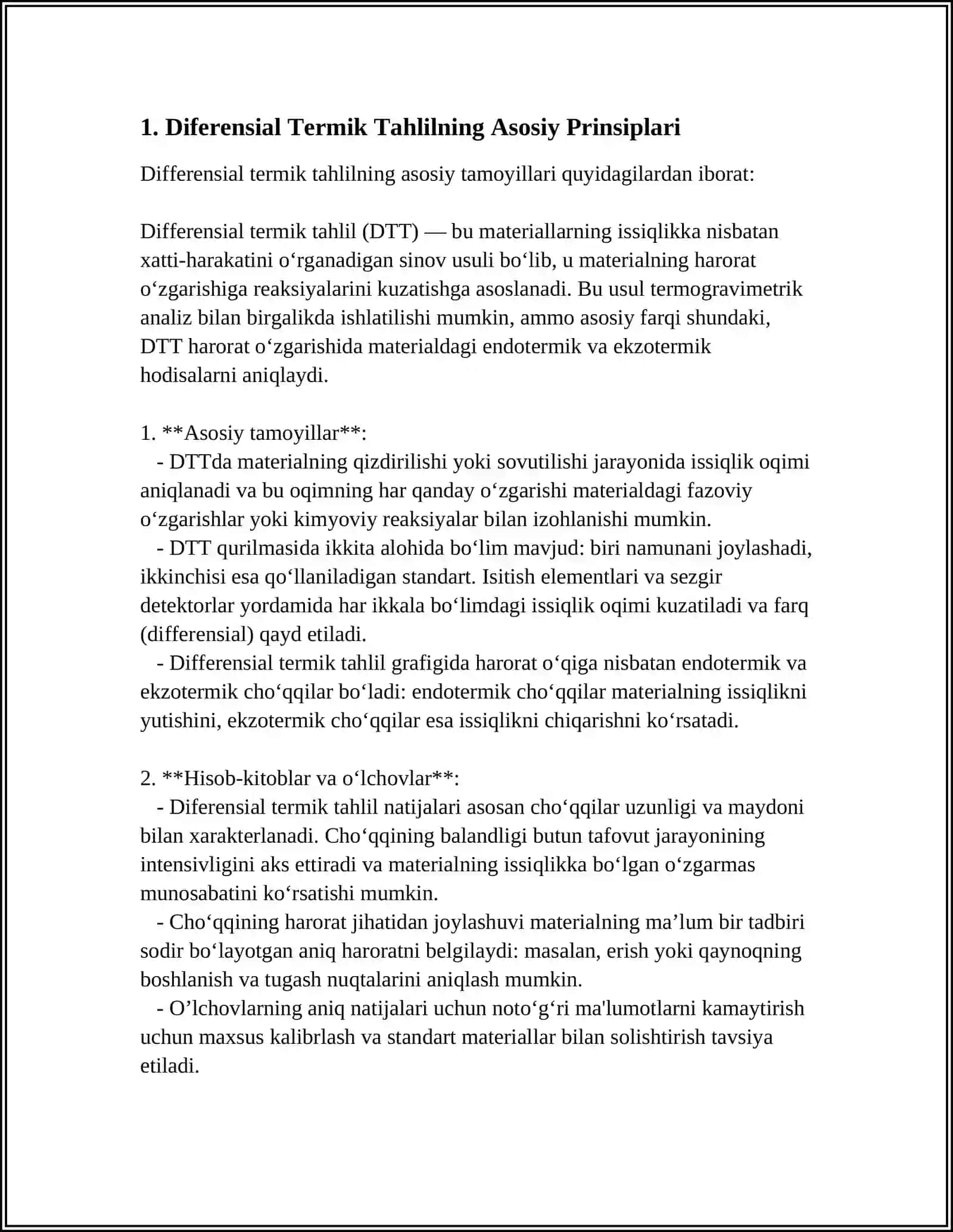 DIFFERENSIAL TERMIK TAHLIL DTA 3