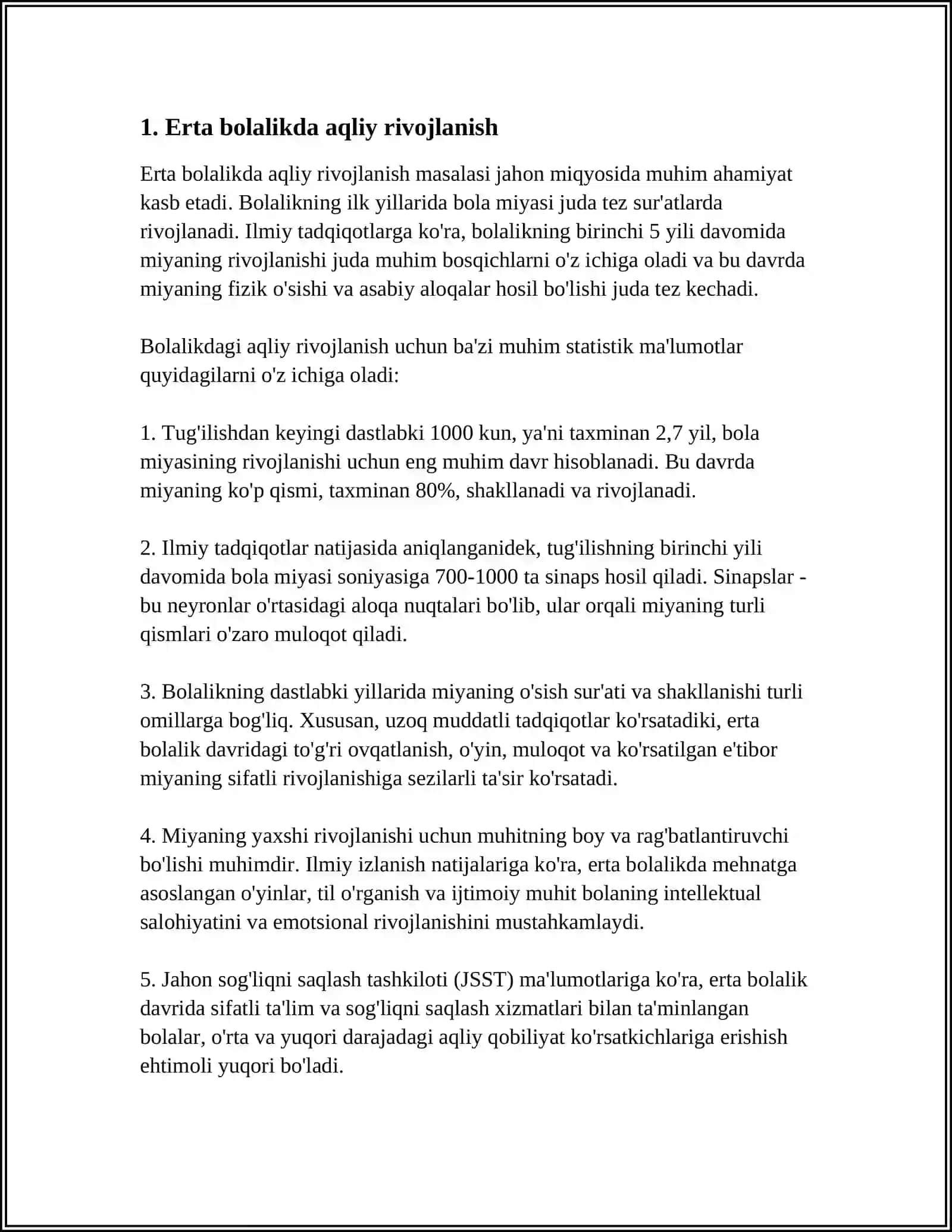 MENTAL DEVELOPMENT IN EARLY CHILDHOOD 3