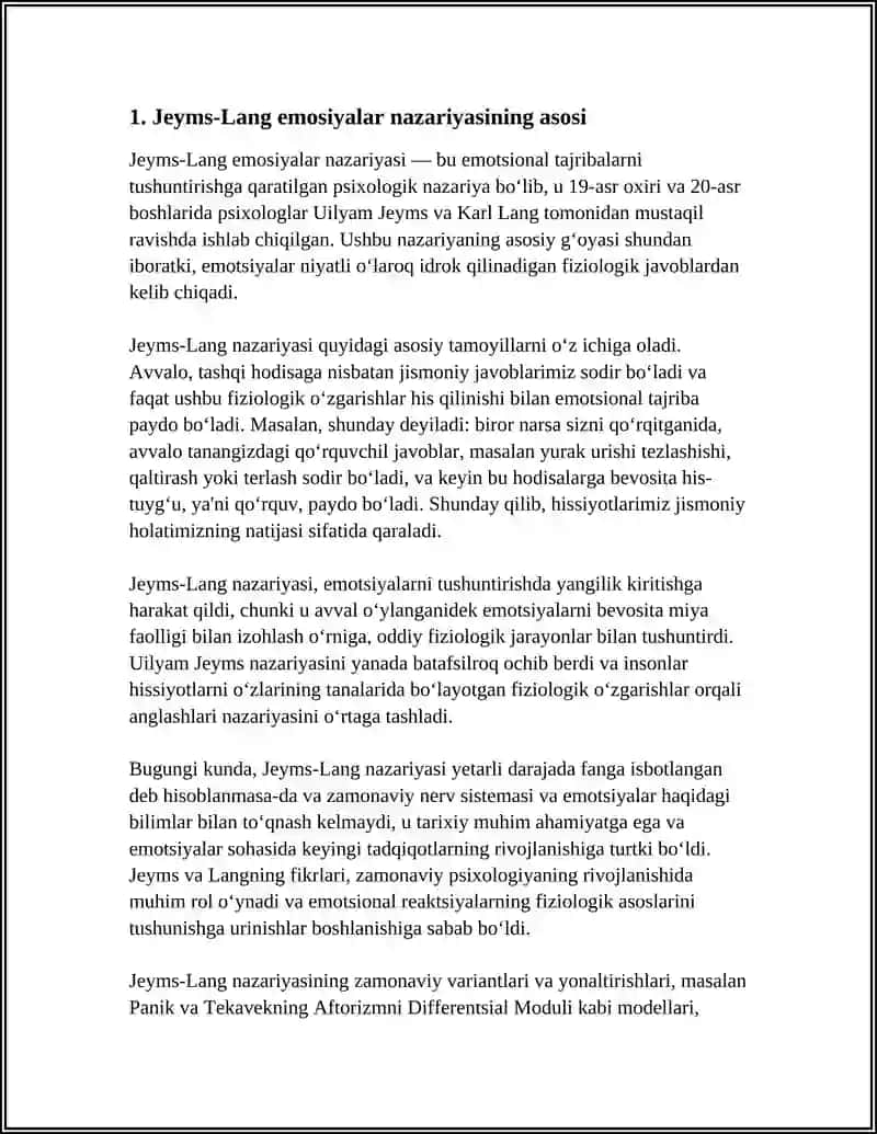 EMOTSIYA NAZARIYALARI (DJEYMS LANG KENNON -BORD S SHAXTER D ZINGER) 3