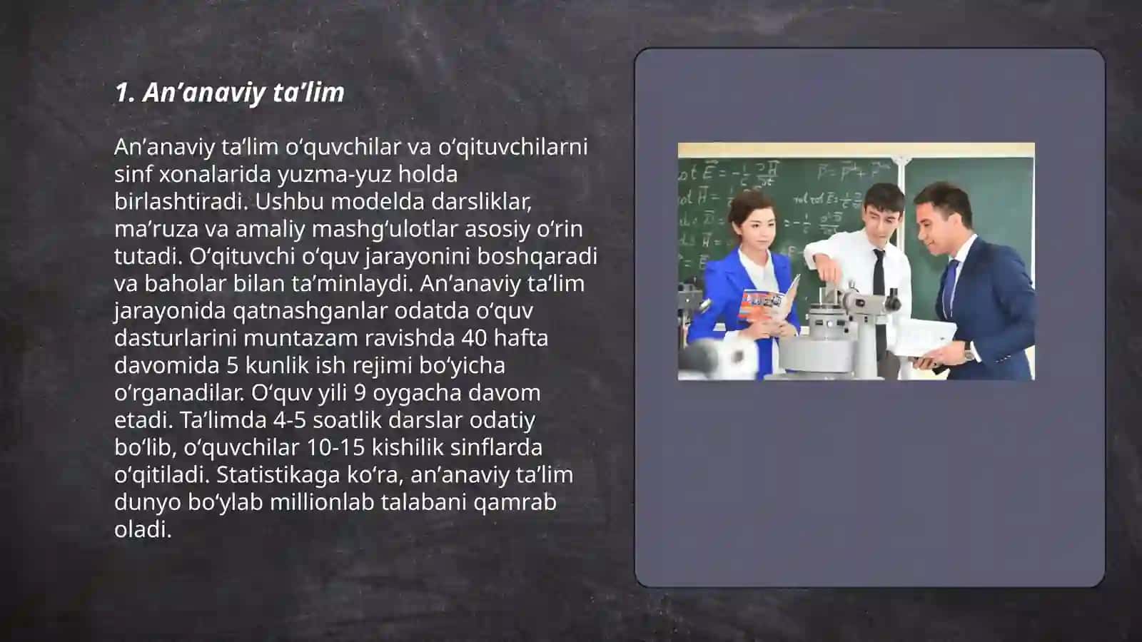 Taʼlim turlari va ularni tashkil etish shakllari 3