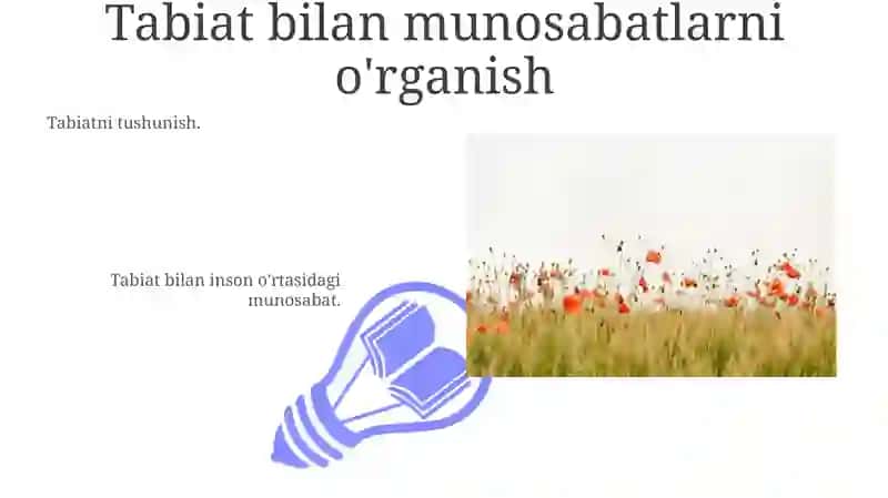 Maktabgacha ta'limda Tabiat bilan tanishtirish metodikasi 3