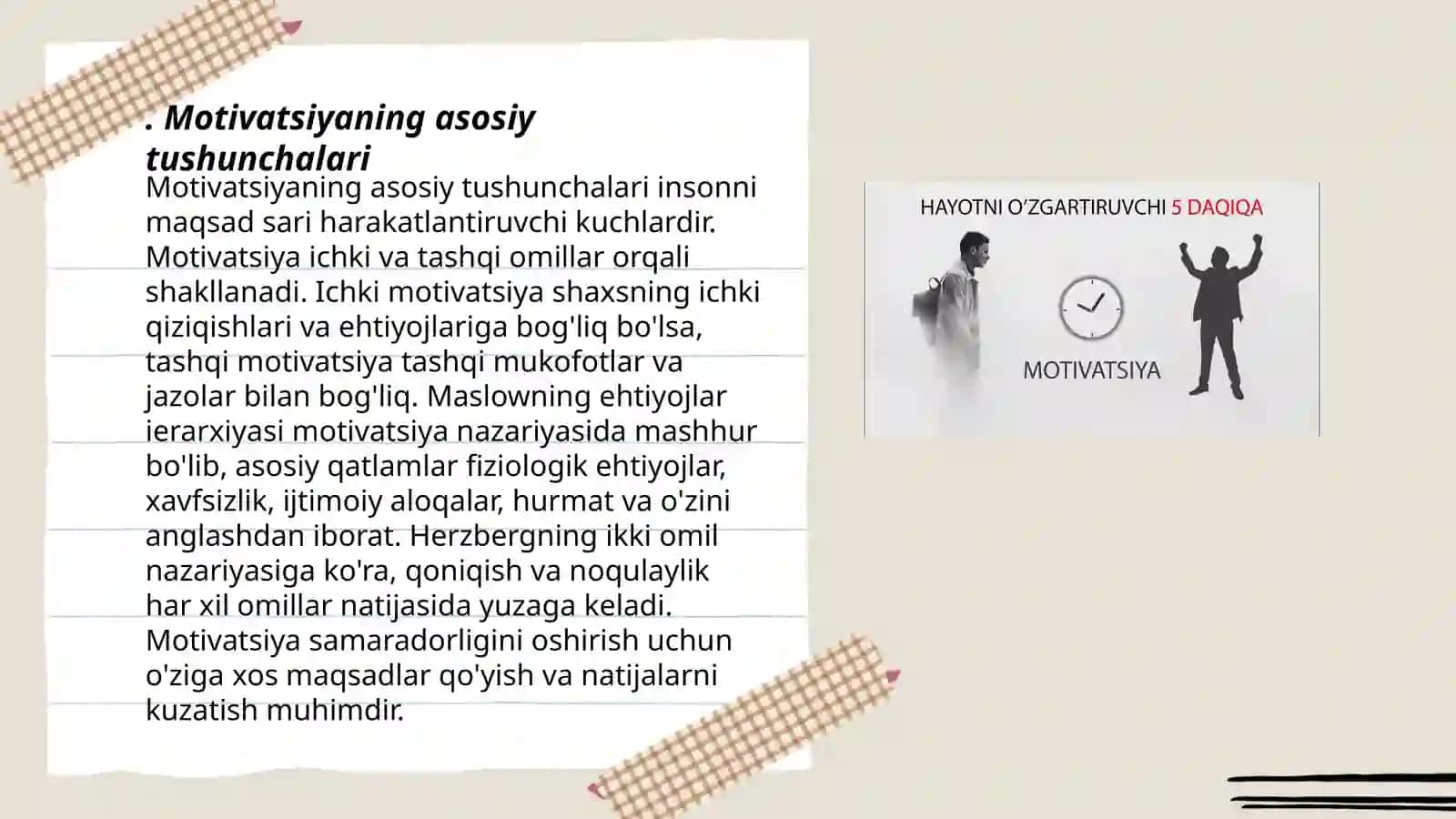 Motivatsiya haqida tushuncha 3